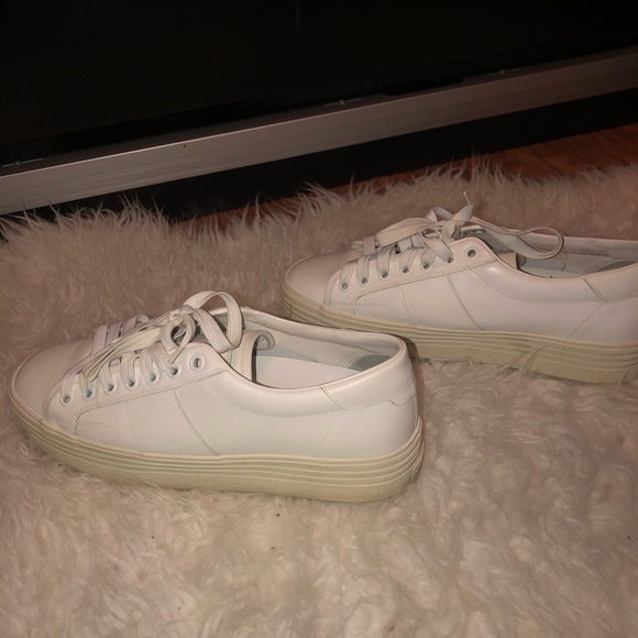 Saint Laurent white platform sneakers - Picture 5 of 5